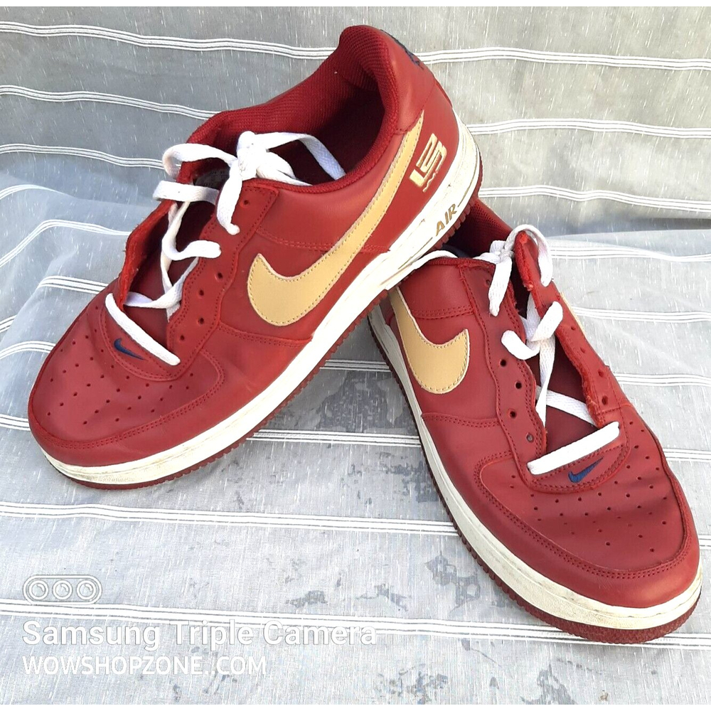 Nike Air Force 1 Low Lebron James 306353-671 Men Size US 11 Cavalier’s Crimson